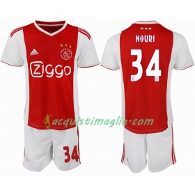 Divisa di Calcio Ajax NOURL 34 Bambino Prima 2018/2019